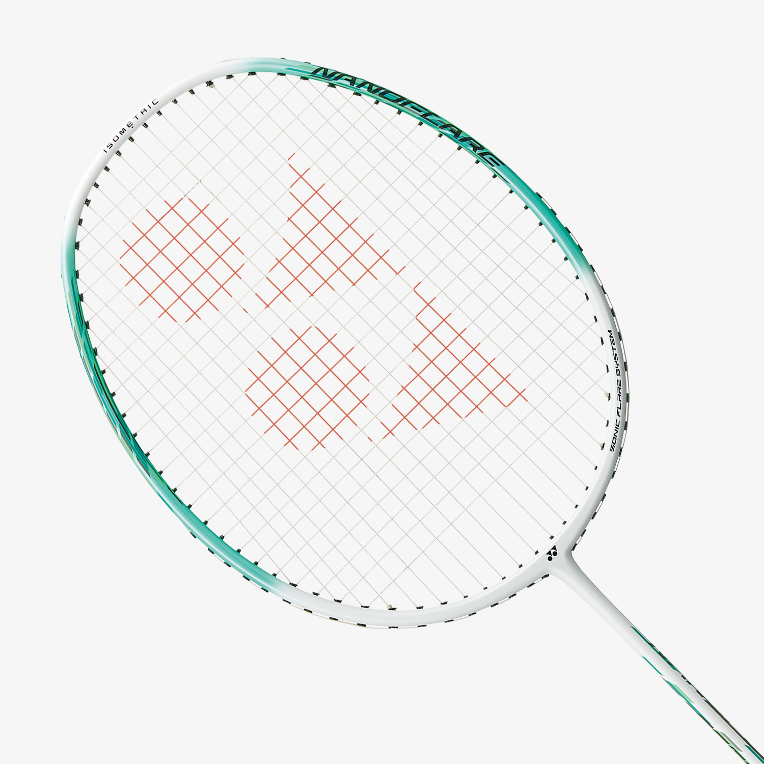 Yonex Nanoflare 001 Feel Badminton Racket (White/Mint) - Pre-Strung for Immediate Play | Perfect for Beginners & Intermediate Players | Great for Training & Competitive Matches