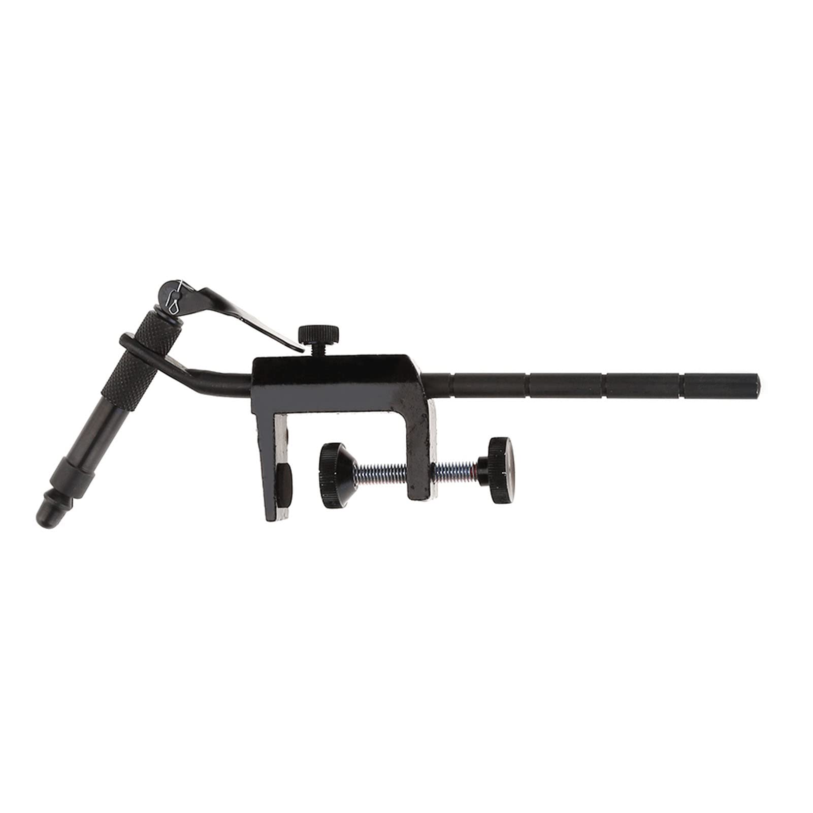 Premium Rotary Fly Tying Vise - Aluminum Construction with C-Clamp & Portable Design for Fly Fishing Lure Making | Perfect for Travel & Home Workbench Use
