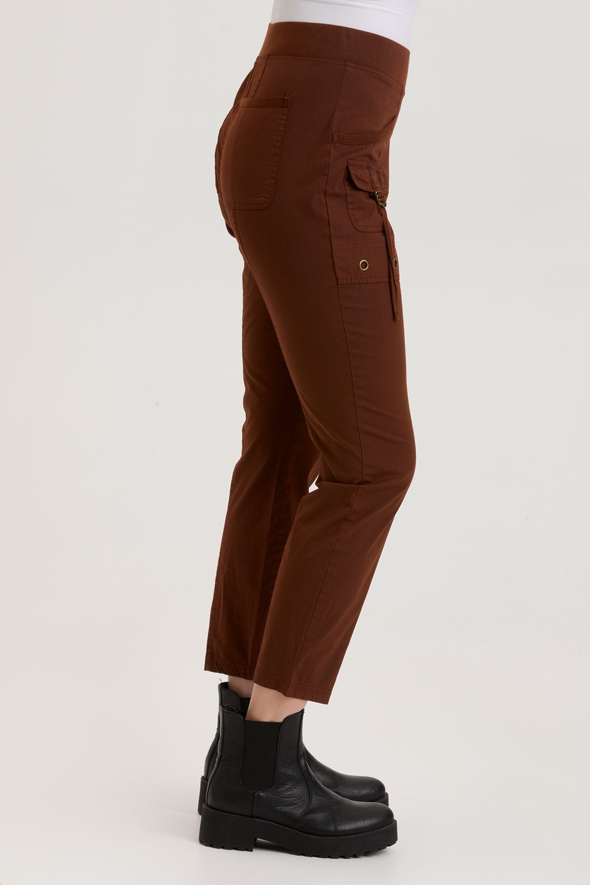 High Waist Joci Legging French Roast Pigment - Women's Tummy Control Yoga Pants for Workout, Running & Lounge Wear