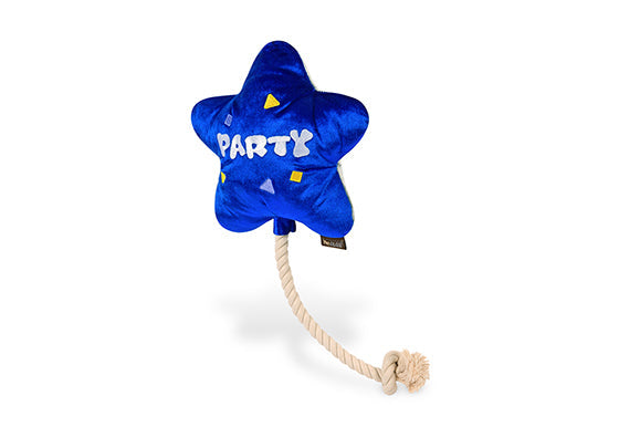 P.L.A.Y. Party Time Plush Dog Toys - Best Day Ever Balloon Dog Chew Toy for Small & Large Breeds | Perfect for Birthday Parties, Playtime & Training Rewards