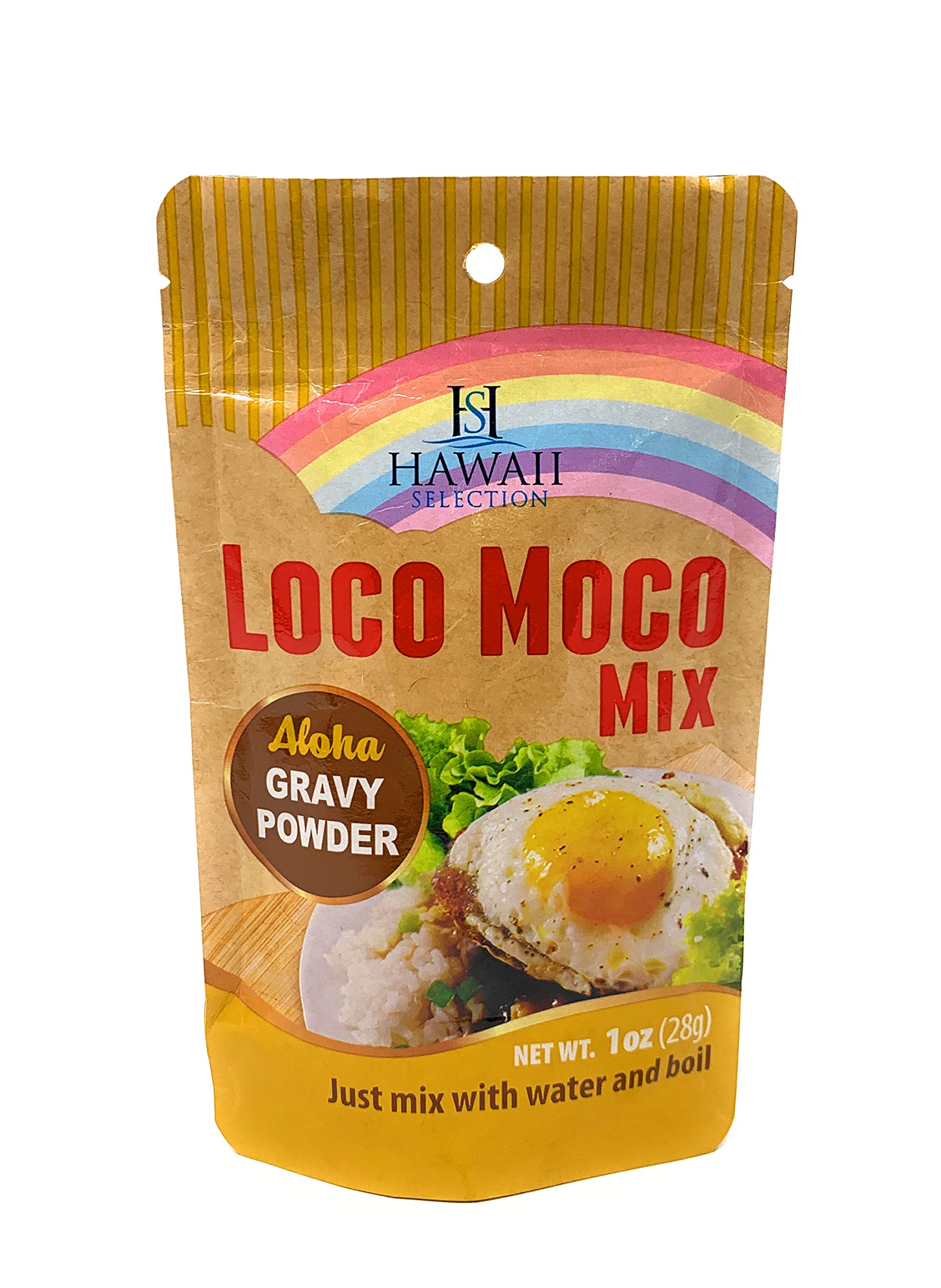 Hawaii Selection Loco Moco Mix Gravy Powder 1 oz - Authentic Hawaiian Sauce Mix for Loco Moco, Burgers & Rice Bowls | Easy Hawaiian Cooking at Home