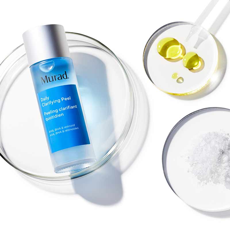 Murad Daily Clarifying Peel - Exfoliating Face Mask for Acne & Blackheads - Brightening & Pore Minimizing Treatment - Perfect for Daily Skincare Routine & Sensitive Skin Care