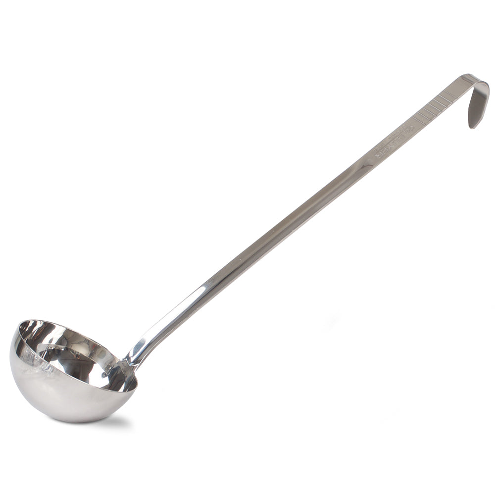 Premium One Piece Stainless Steel Ladle - Durable Kitchen Spoon for Cooking, Serving & Mixing Soups, Sauces & Stews - Perfect for Home Chefs & Restaurants