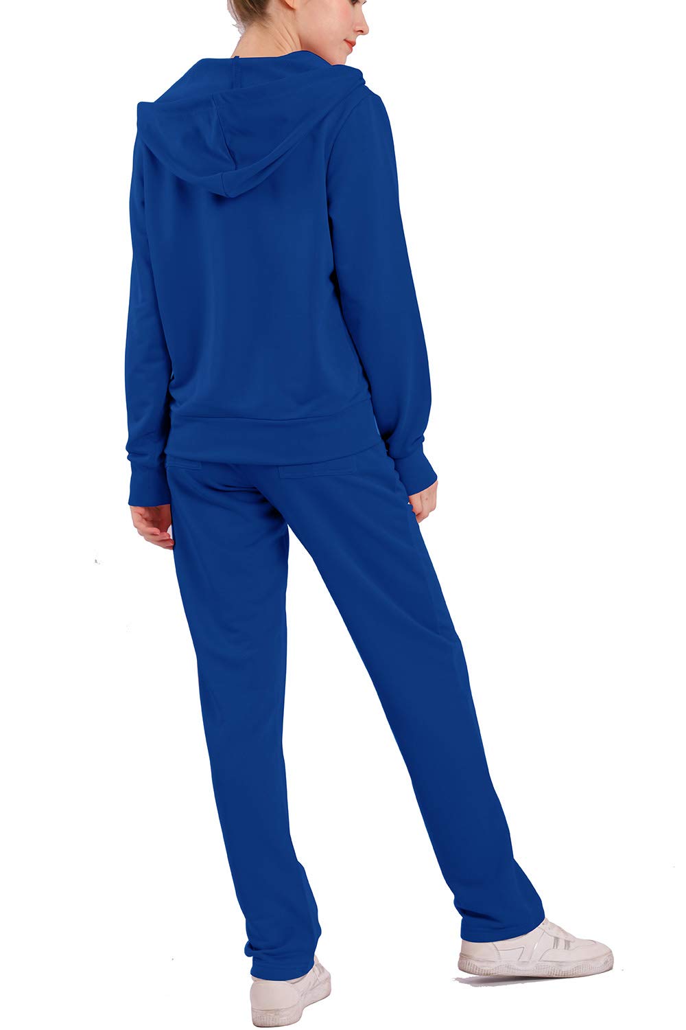 Women's Casual 2-Piece Track Suit Set - Comfortable Sweatpants & Hoodie Outfit for Gym, Running & Lounge Wear