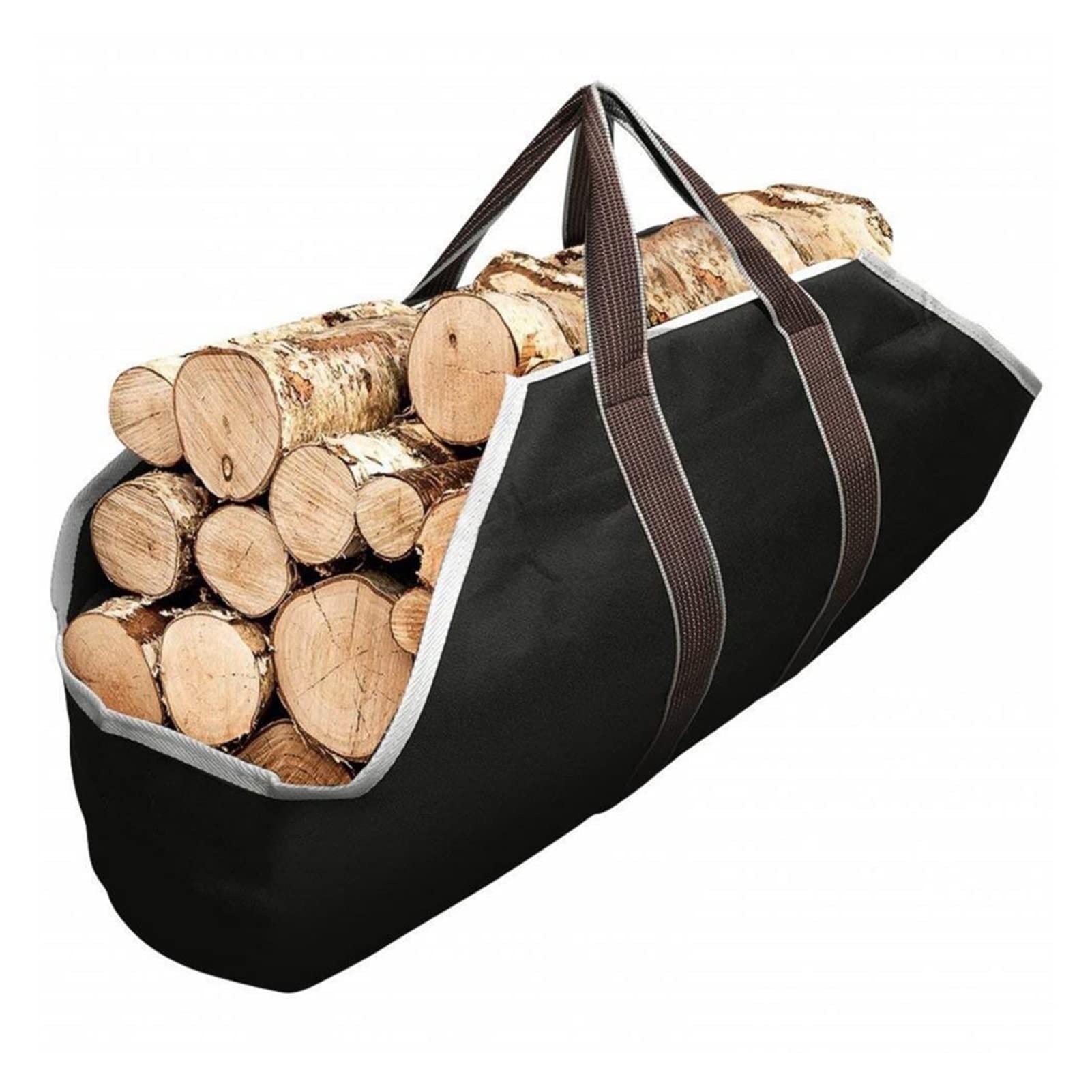 Firewood Log Rack - Heavy Duty Canvas Firewood Carrier Bag for Fireplace, Camping & Outdoor Use - Portable Wood Storage Tote for Indoor/Outdoor Firewood Handling - Perfect for Fireplace, Backyard, Picnic & Camping Trips