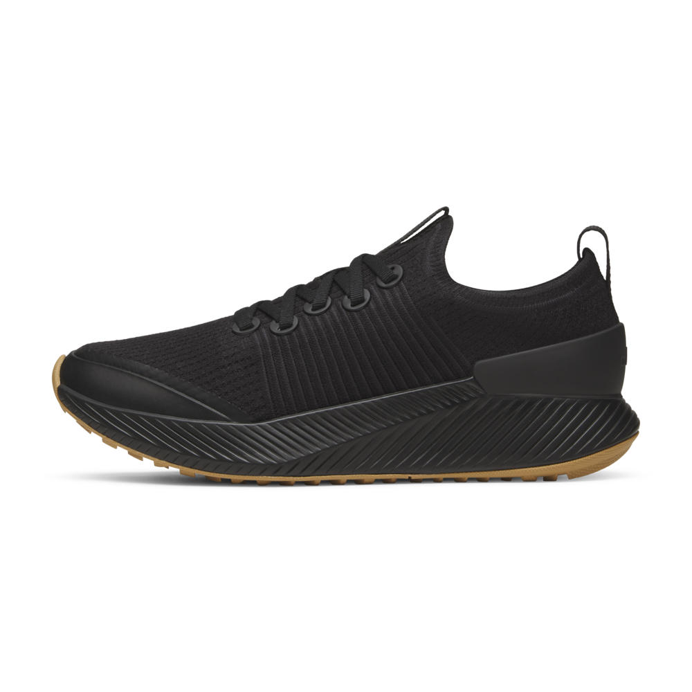 Women's Tree Glider Shoes - Natural Black with Rugged Khaki Sole | Comfortable & Durable Outdoor Hiking Boots for Trail Walking & Adventure Travel