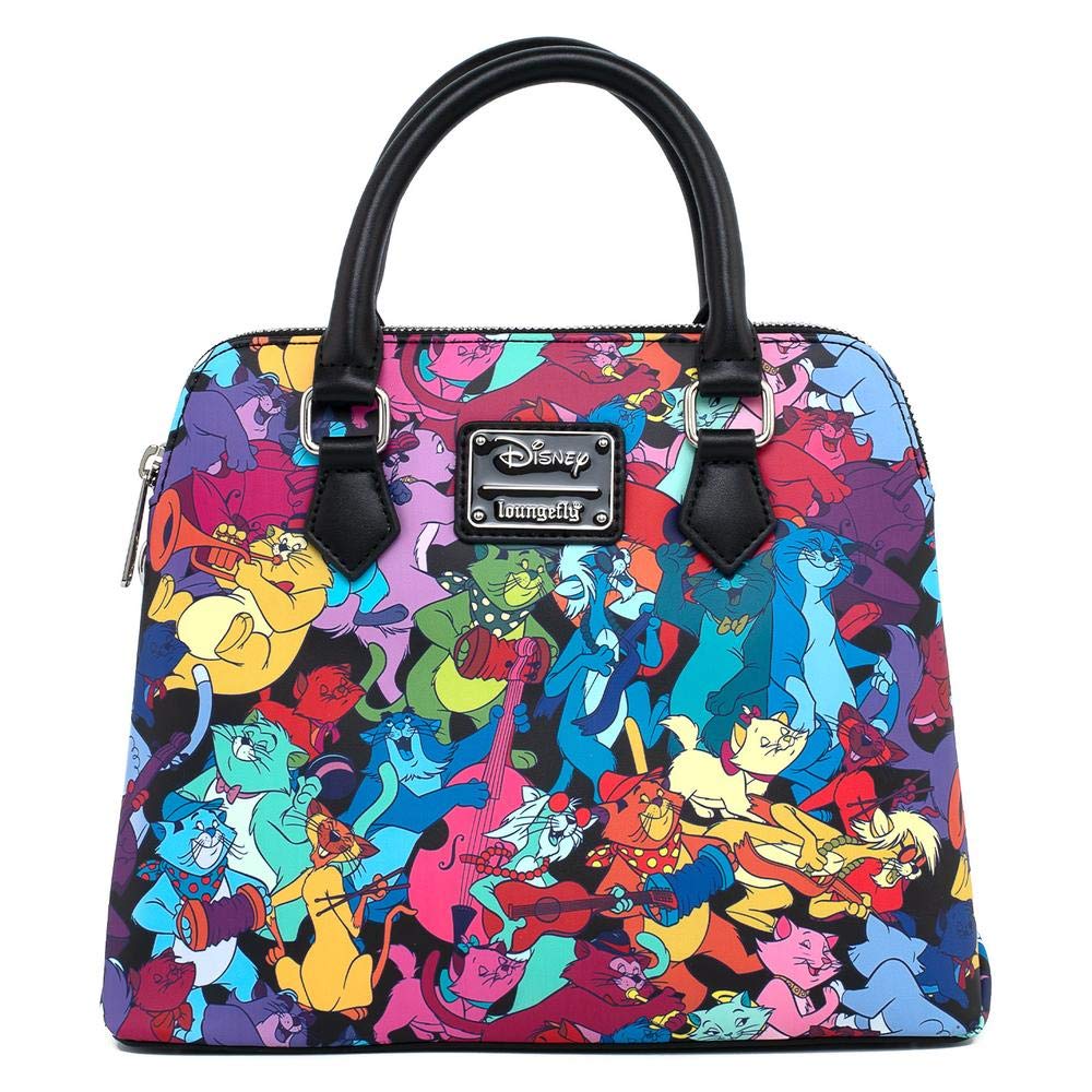 Loungefly x Disney Aristocats Jazzy Cats Crossbody Bag - Stylish Disney Themed Purse for Women, Fashionable Shoulder Bag for Daily Use, Parties, and Disney Trips