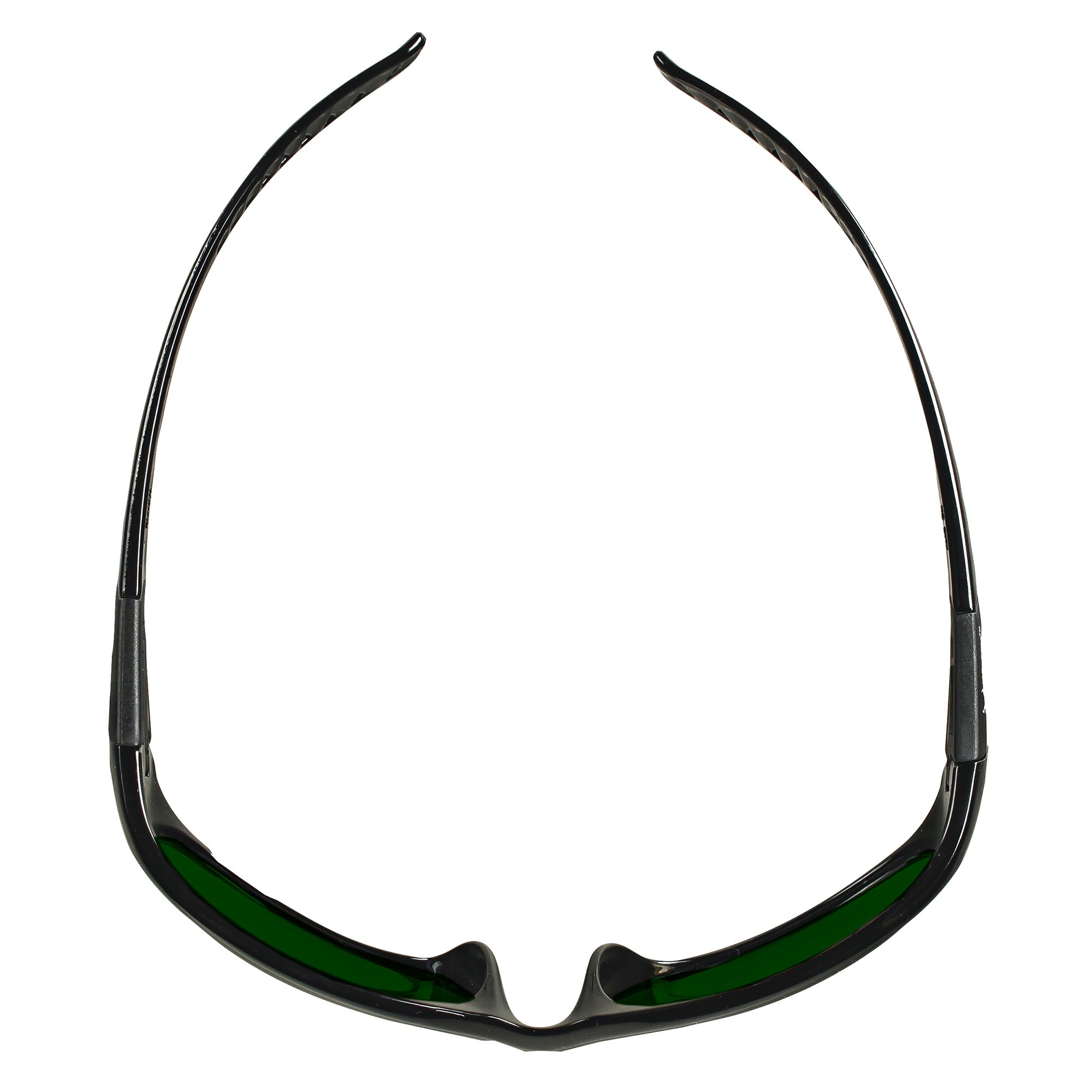 KleenGuard V40 Hellraiser Safety Glasses (20545) - UV & IR Protection Shade 5.0 Lens, Black Frame, 12 Pairs/Case - Ideal for Welding, Construction & Industrial Work Safety