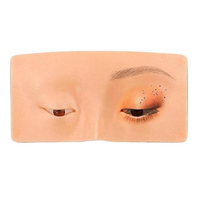 1PC Silicone Face & Eye Makeup Practice Board - Professional Makeup Training Tool for Beginners & Artists - Perfect for Beauty School, Salon Practice & Home Makeup Learning
