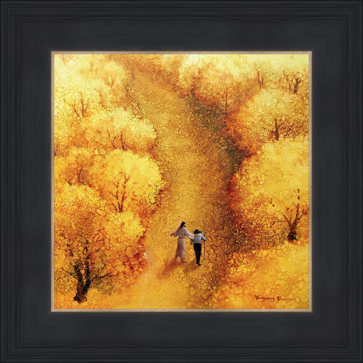By Your Side - Heartwarming Art Print by Yongsung Kim | Christian Home Decor, Wall Art for Living Room & Bedroom | Perfect Gift for Weddings, Anniversaries & Housewarming