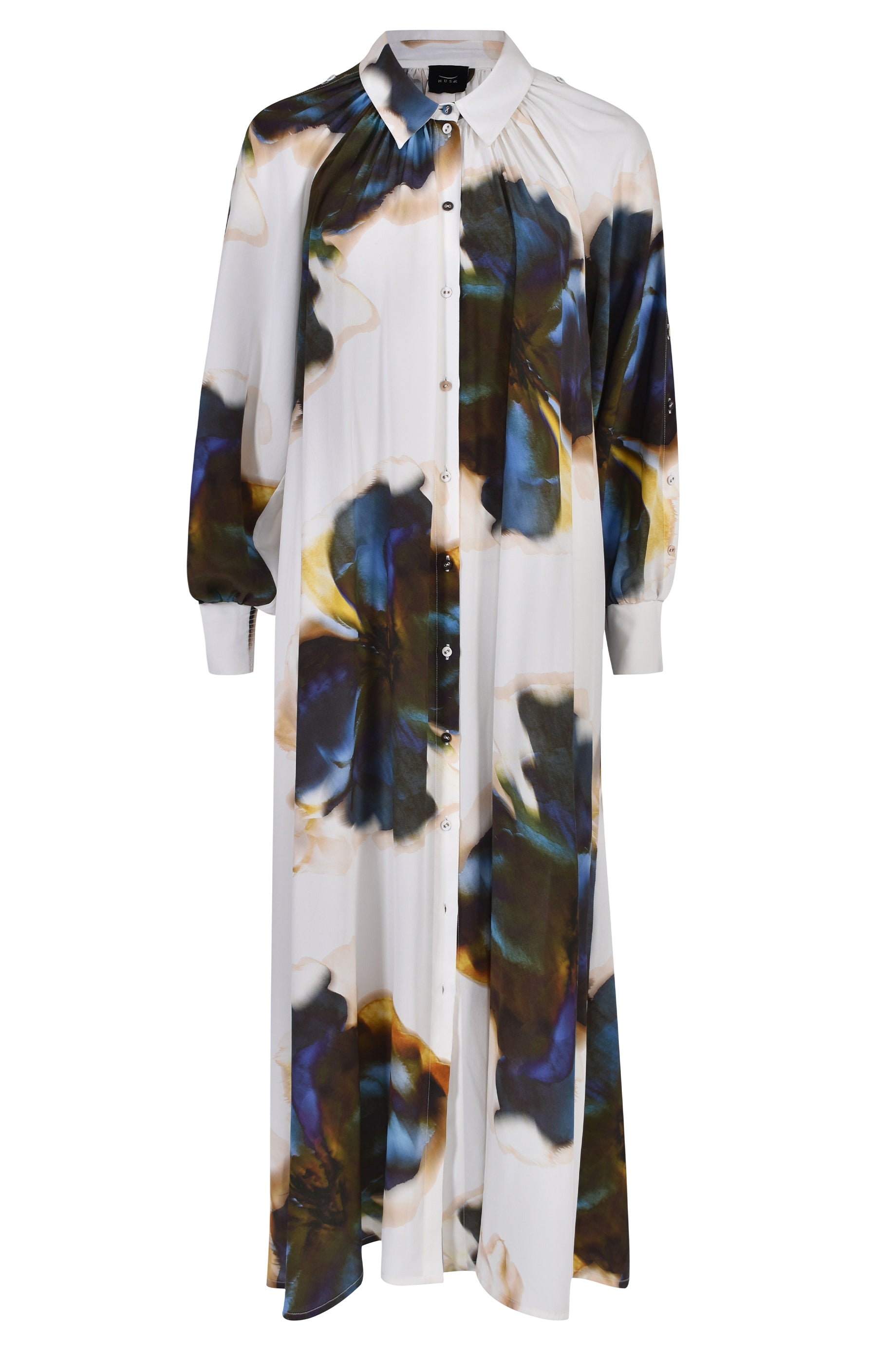 Husk Grace Floral Print Dress - Elegant Summer Maxi Dress for Women | Perfect for Beach Vacations, Weddings & Casual Outings