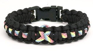 550 Paracord Survival Bracelet 8.5