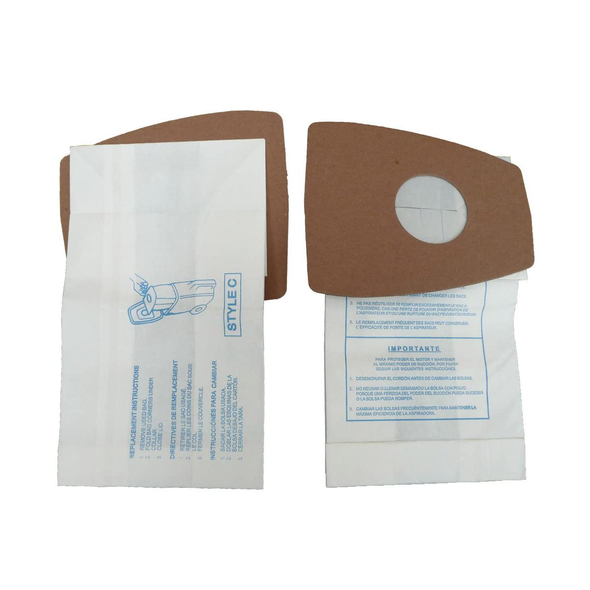 Eureka C Allergy Mighty Might Canister Vacuum Replacement Bags (9 Pack) - Compatible with Part 52318B-6 | HEPA Filtration for Allergen Reduction | Ideal for Pet Hair, Dust & Allergy Sufferers