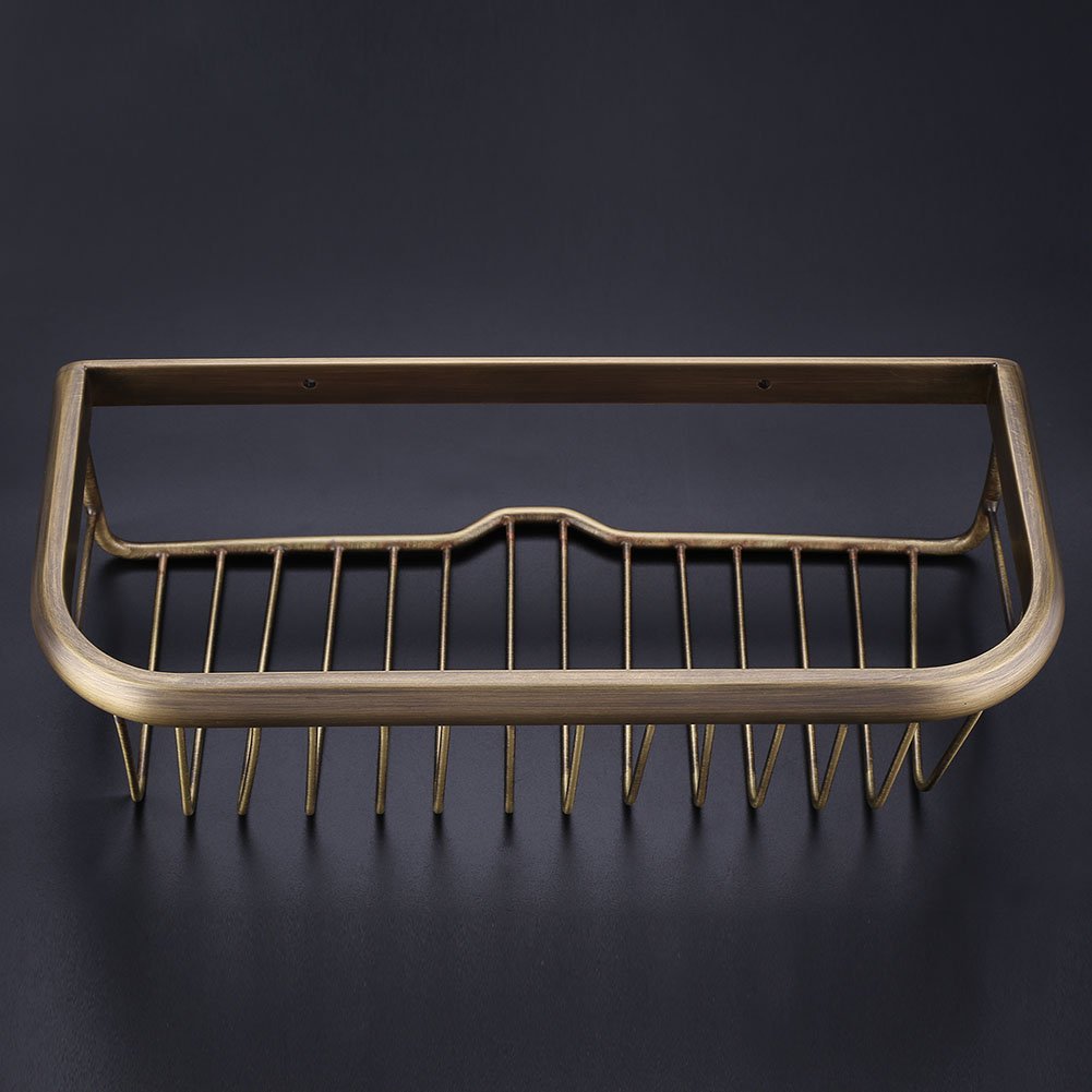 Copper Shower Caddy - 30cm Wall Mount Bathroom Shelf for Soap & Shampoo Storage - Perfect for Bathroom & Kitchen Organization