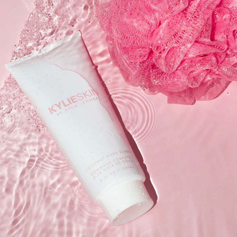 Kylie Cosmetics Coconut Body Scrub - Natural Exfoliator for Smooth & Glowing Skin | Perfect for Spa Day & At-Home Skincare Routine