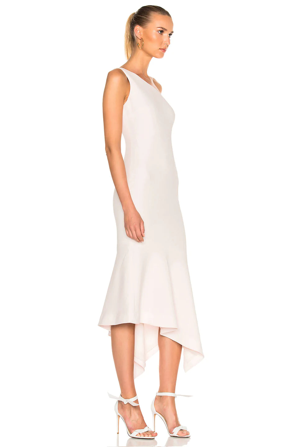 Dulcina One Shoulder Cocktail Dress in Cinq Pink - Perfect for Evening Parties, Weddings & Special Occasions