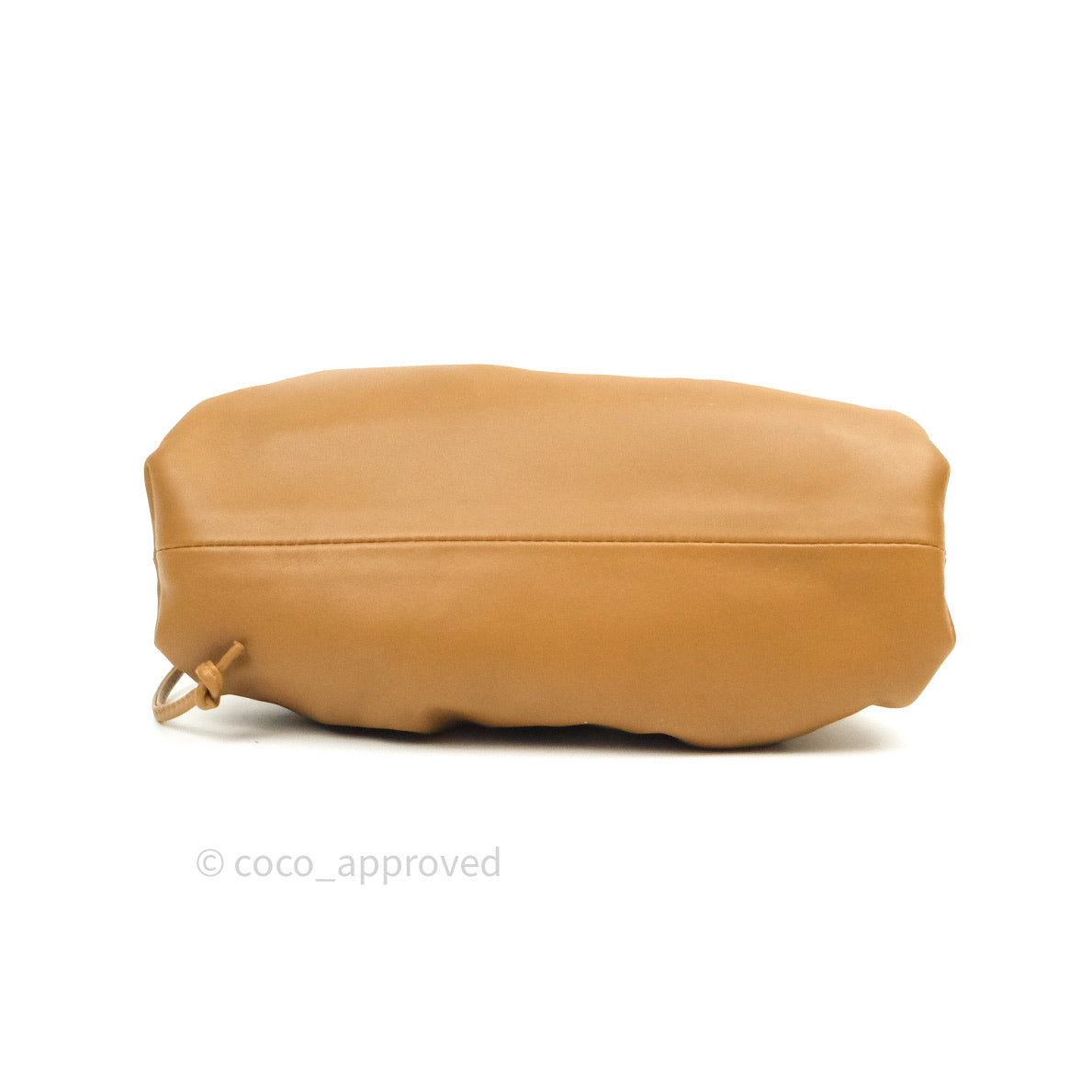Bottega Veneta Mini Pouch Bag in Butter Calfskin Leather - Camel Color for Women | Perfect for Evening Events, Parties, and Date Nights