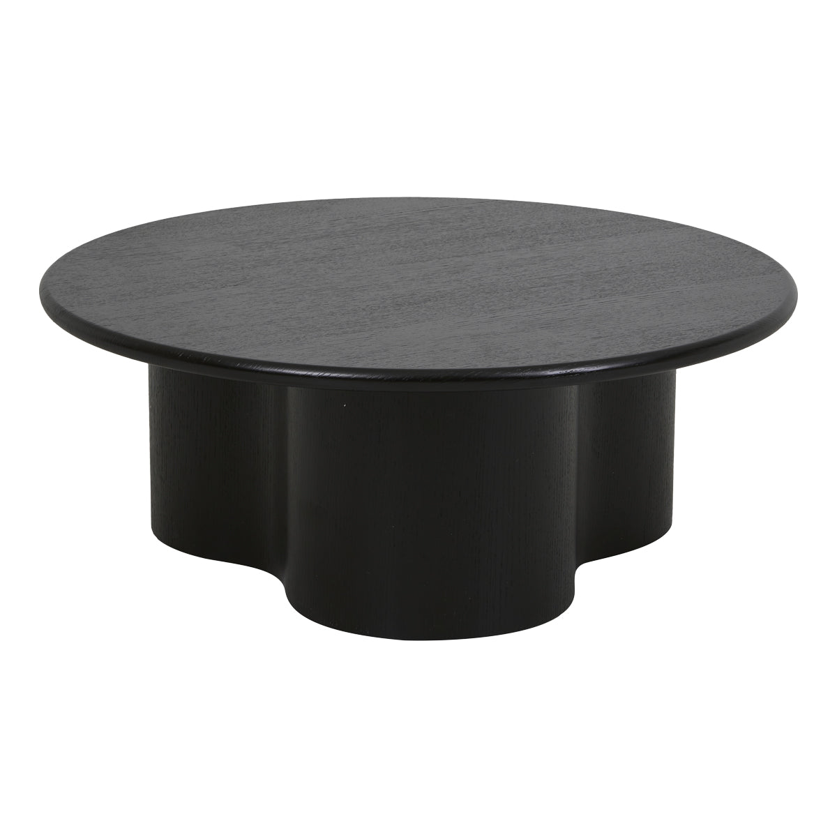 Modern Artie Wave Coffee Table - Mid Century Design, Glass Top & Wood Base - Perfect for Living Room, Lounge, or Office Decor