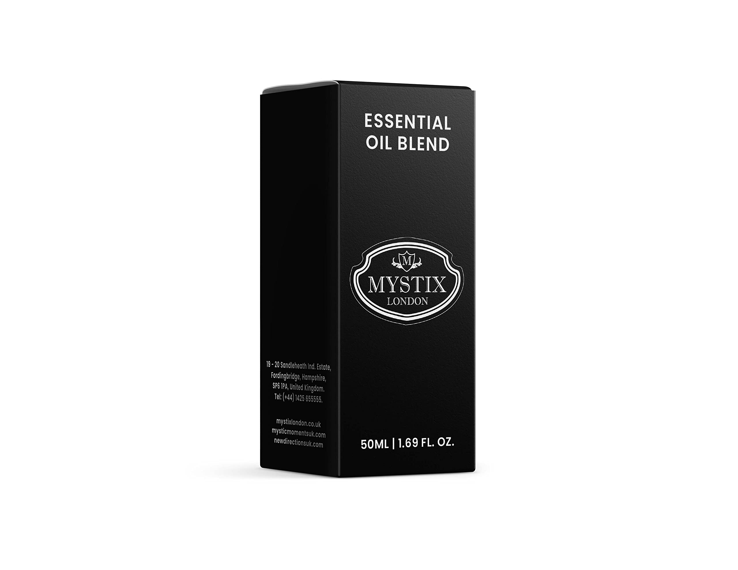 Mystix London Mental Clarity Pure & Natural Essential Oil Blend 50ml - Aromatherapy Diffuser Oil for Focus, Stress Relief & Relaxation | Vegan, Non-GMO | Perfect Gift for Home, Office & Yoga Meditation