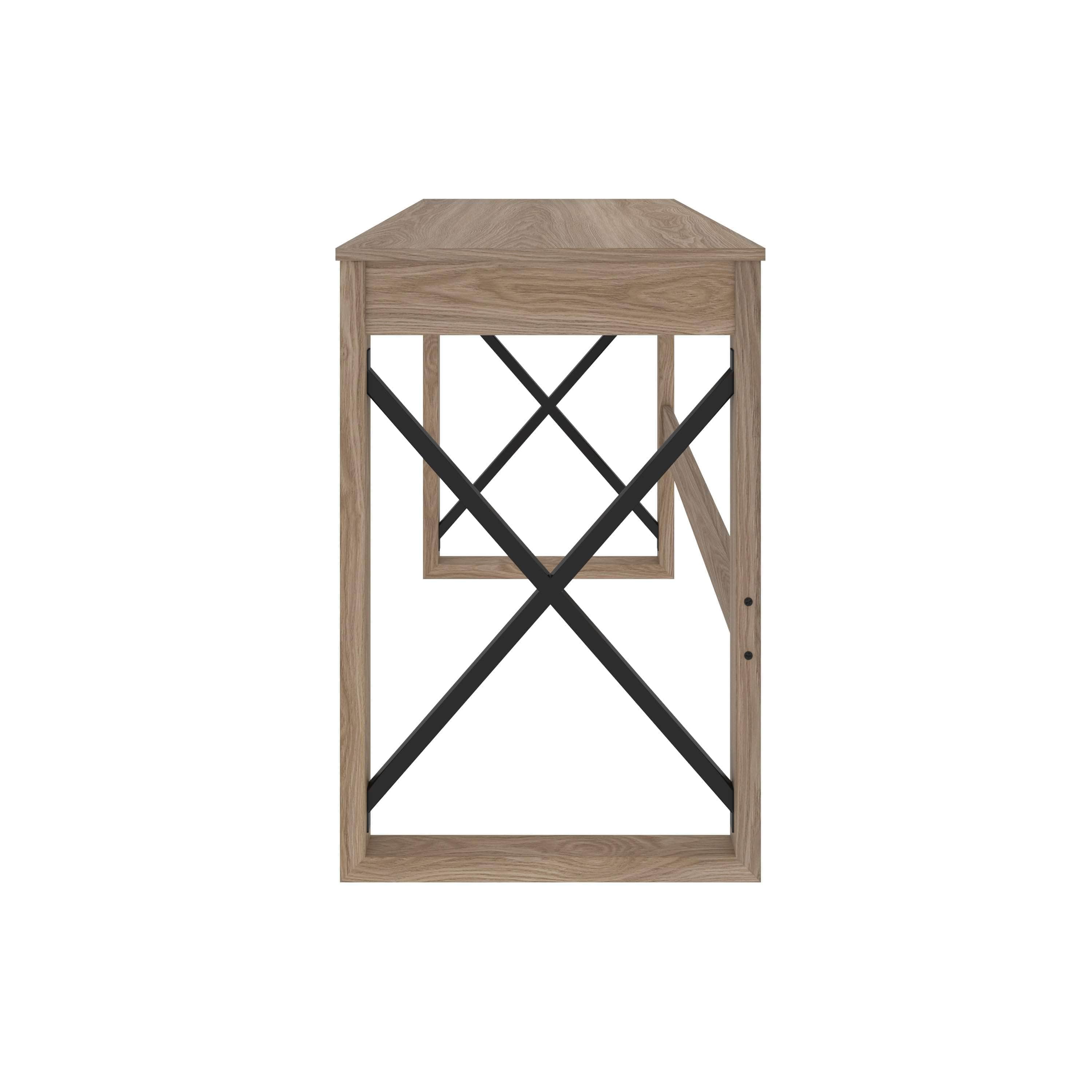 Talita 45W Small Desk - Compact Workspace Solution in 2 Colors | Perfect for Home Office, Dorm Room & Small Spaces