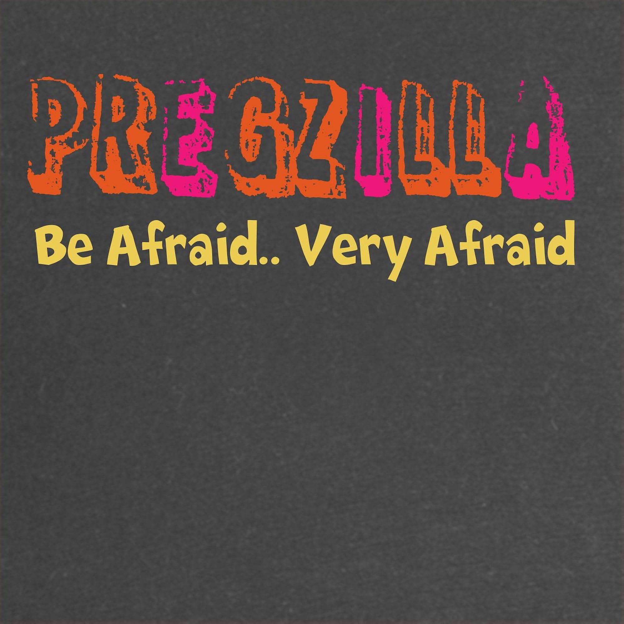 Pregzilla Be Afraid Maternity T-Shirt for Women - Stretchy Ruched Side Design for Comfort During Pregnancy | Perfect for Baby Showers & Maternity Photos