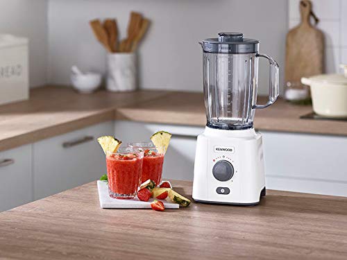 Kenwood 650W Blender - 2L White & Gray for Smoothies & Soups