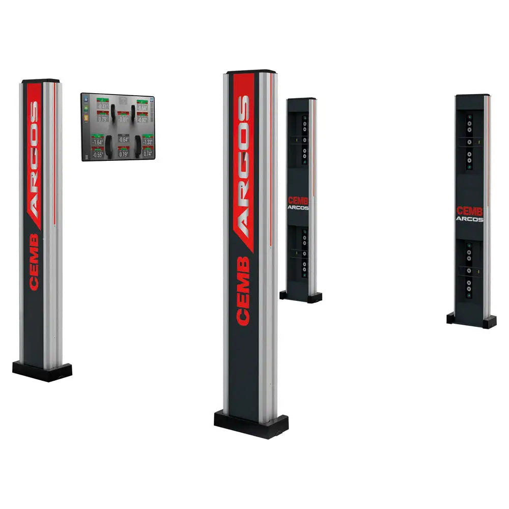 Cemb ARGOS Full Clampless Wheel Alignment System - 4 Post Lift Compatible for Professional Auto Shops & DIY Garage Use