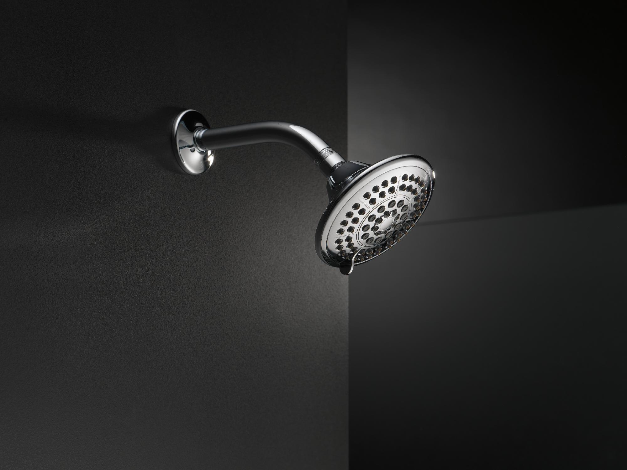 Delta RP78575 5-Setting Touch-Clean Shower Head with Chrome Finish - Perfect for Bathroom Renovation & Spa-Like Shower Experience