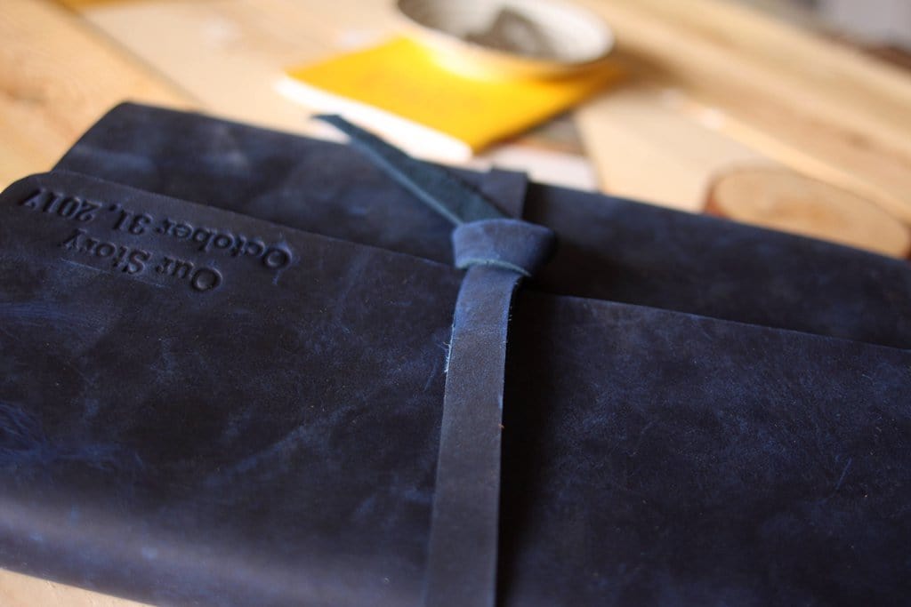 Personalized Leather Photo Album & Guest Book - Custom Wedding Guest Book, Scrapbook for Memories - Perfect for Weddings, Anniversaries, Baby Showers & Special Events