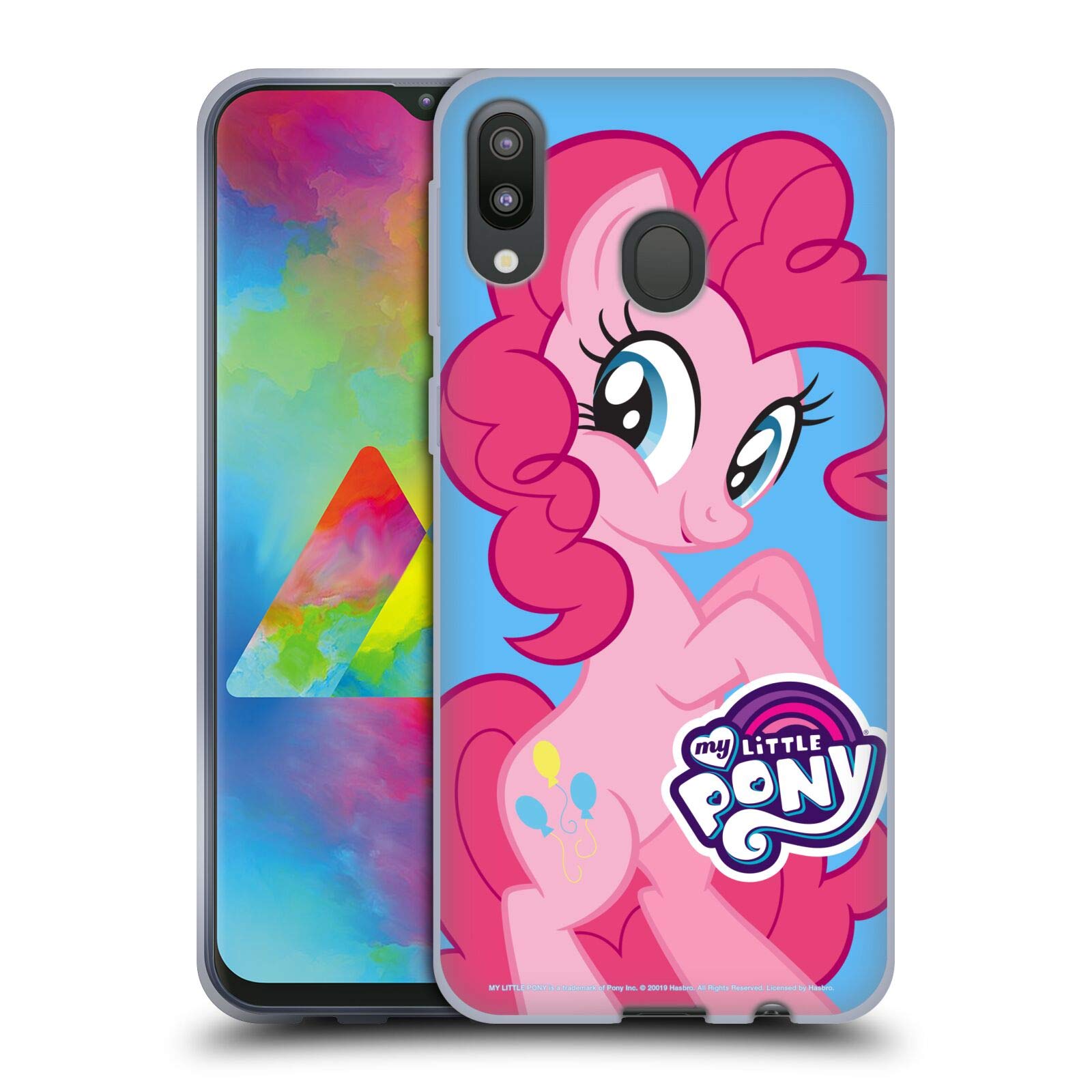 Official My Little Pony Pinkie Pie Soft Gel Case for Samsung Galaxy M20 (2019) - Cute Cartoon Character Phone Cover - Perfect for Kids, Teens & MLP Fans - School, Work & Everyday Use