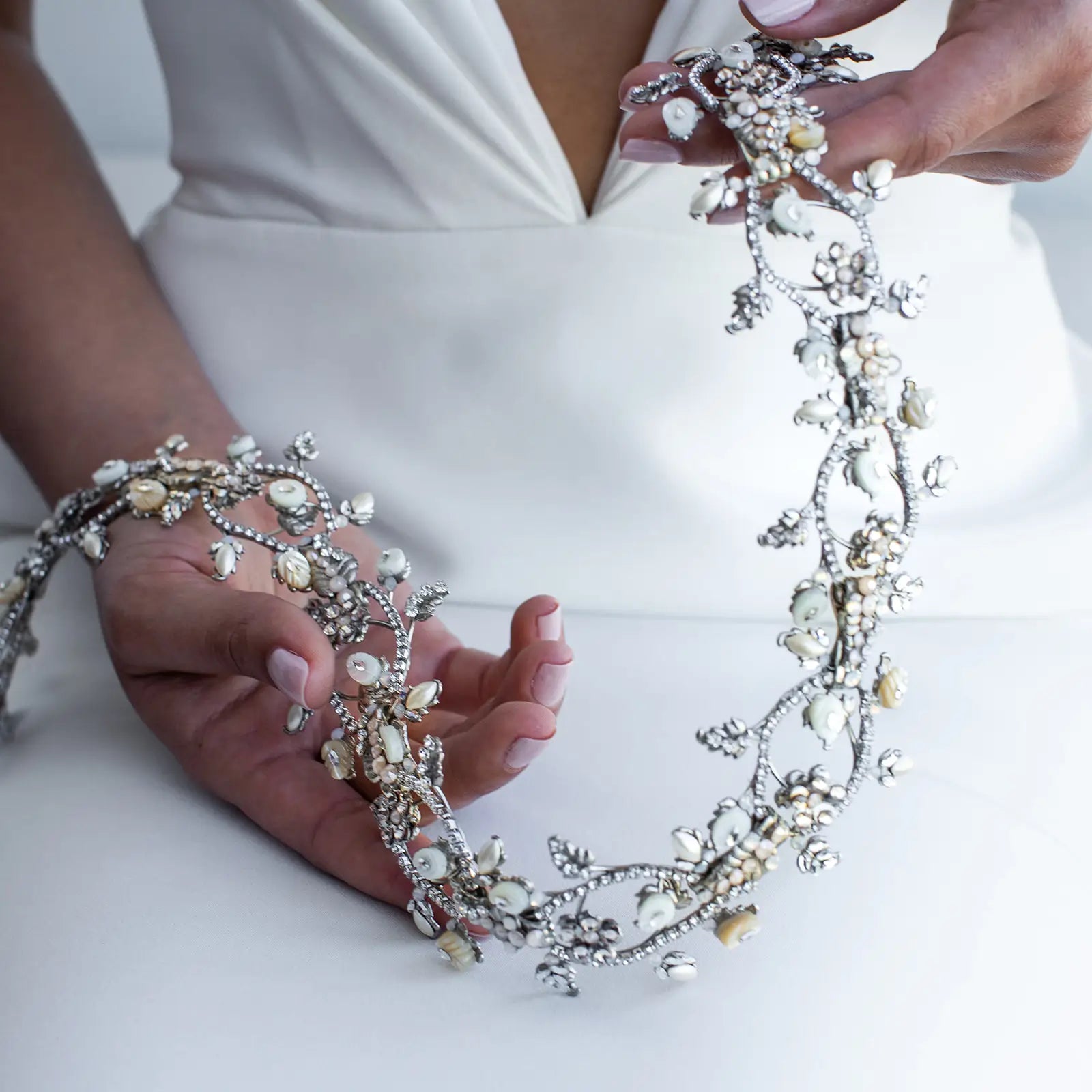 Mackenzie Halo Hair Clip - Elegant Rhinestone Hair Accessories for Women & Girls | Perfect for Weddings, Parties & Everyday Wear