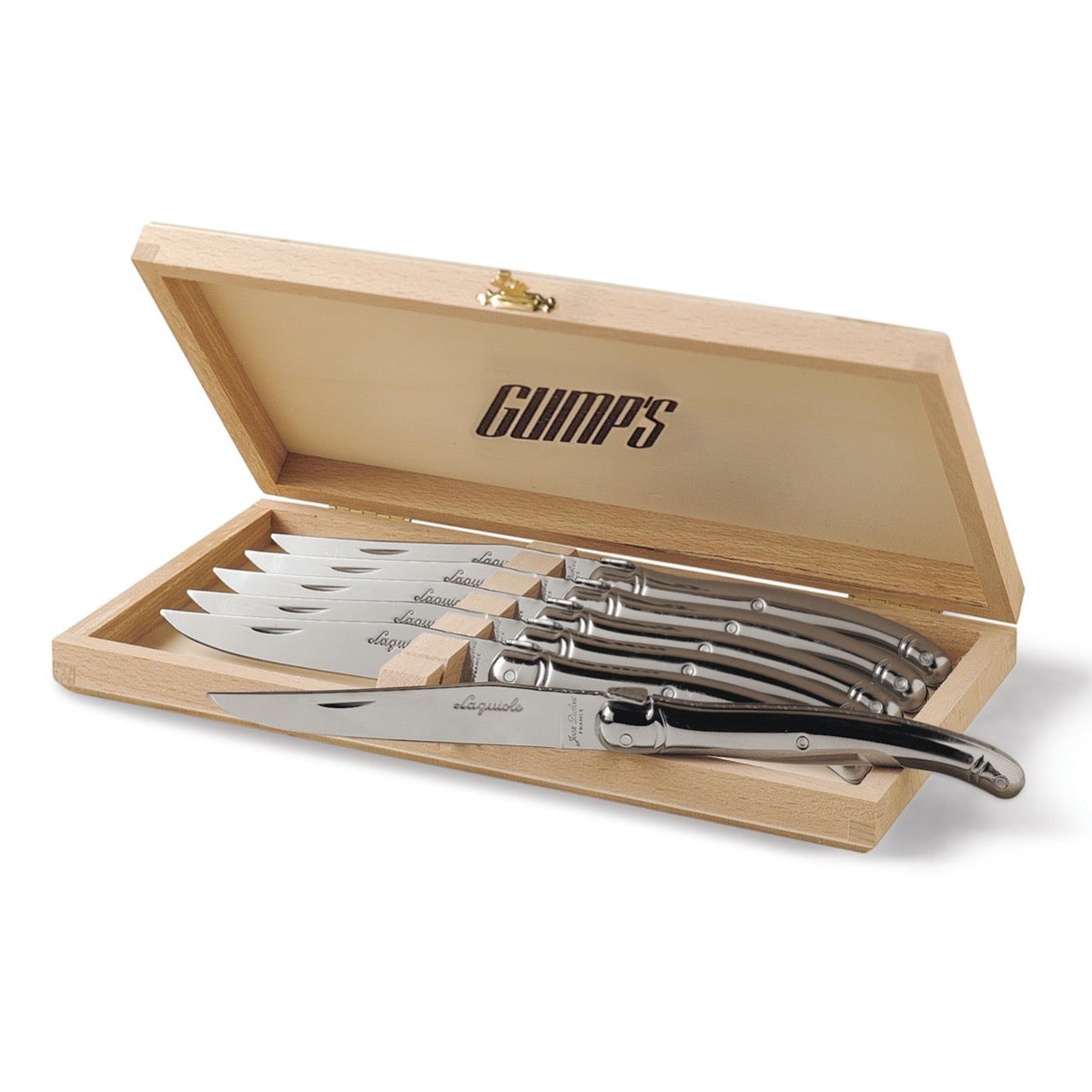 Premium 6-Piece Steak Knife Set - Sharp Stainless Steel Blades for Perfect Cuts - Ideal for Steak Dinners, BBQ Parties & Fine Dining