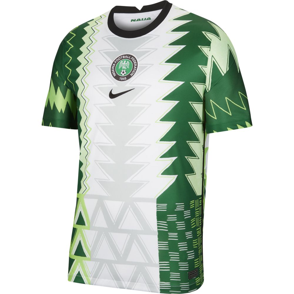 Nike Nigeria 2020 Stadium Home Men's Soccer Jersey - Authentic Football Shirt for Fans & Players - Perfect for Matchdays, Training & Casual Wear