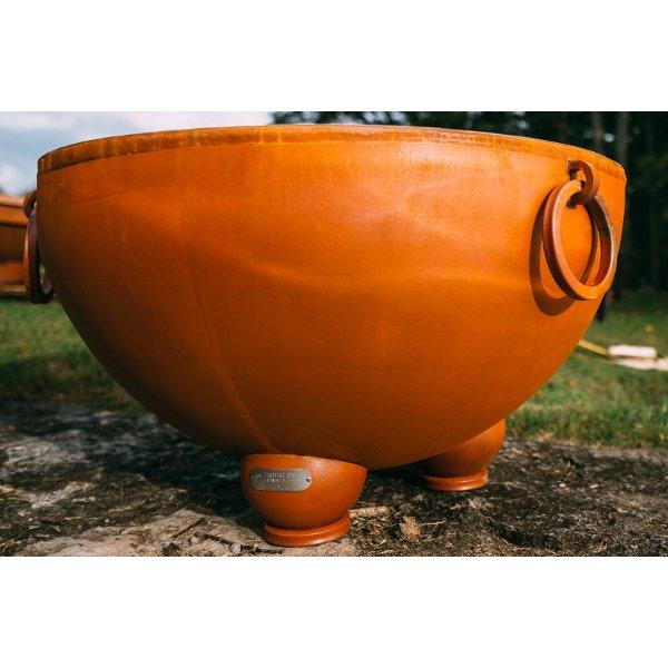 Nepal Fire Pit - Handcrafted Outdoor Fire Pit for Patio, Garden, and Backyard - Perfect for Camping, BBQ, and Relaxing Evenings