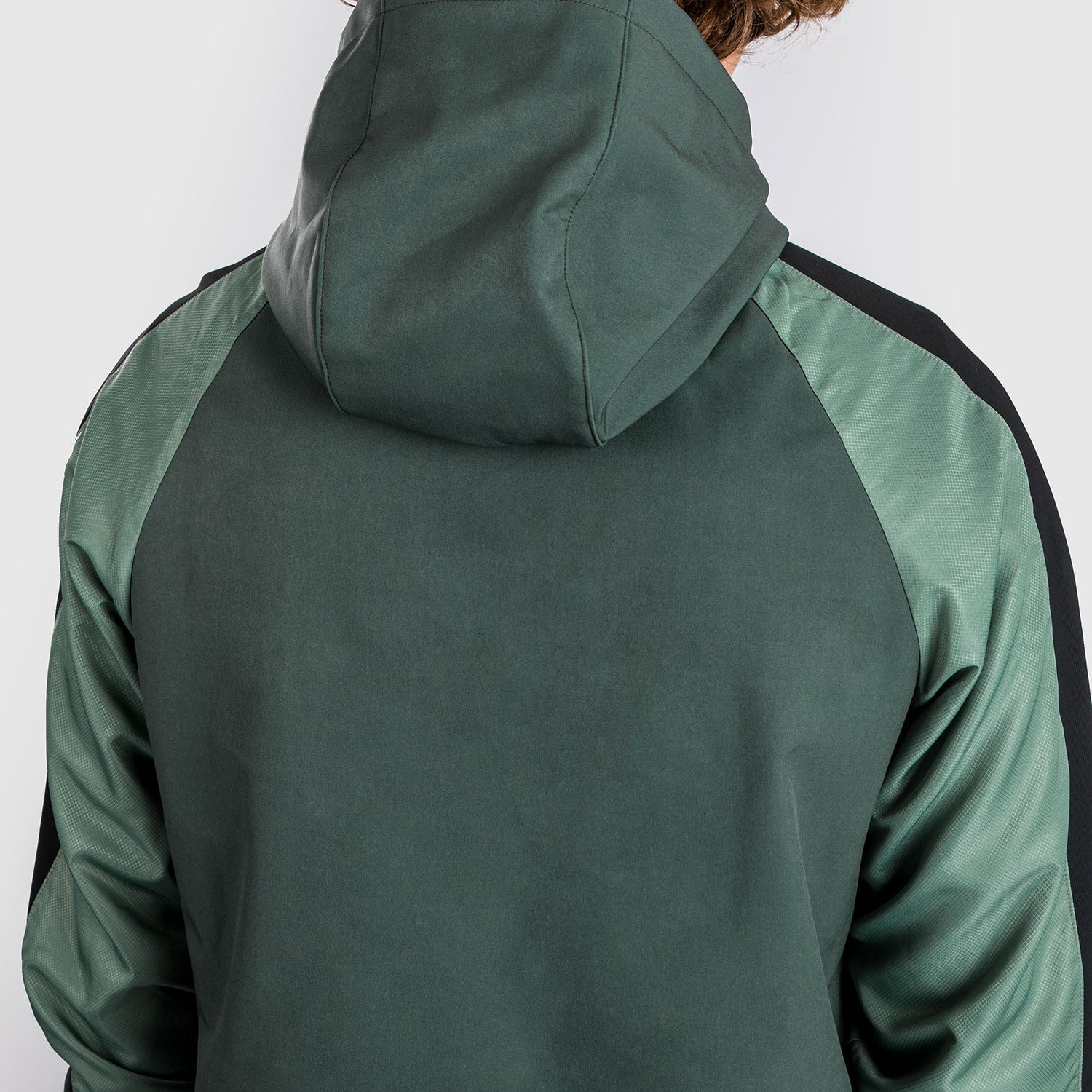 Venum Laser 3.0 Track Jacket - Black/Khaki - Lightweight Training Jacket for MMA, Boxing & Gym Workouts