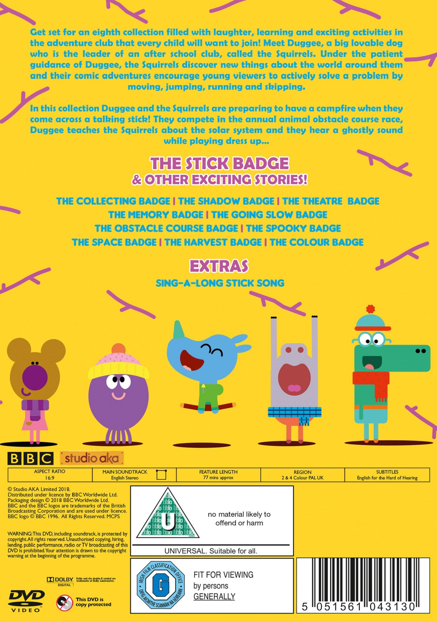 Hey Duggee - Stick Badge & Other Stories | Fun Kids Educational Toys & Books | Perfect for Storytime, Playtime & Learning Activities