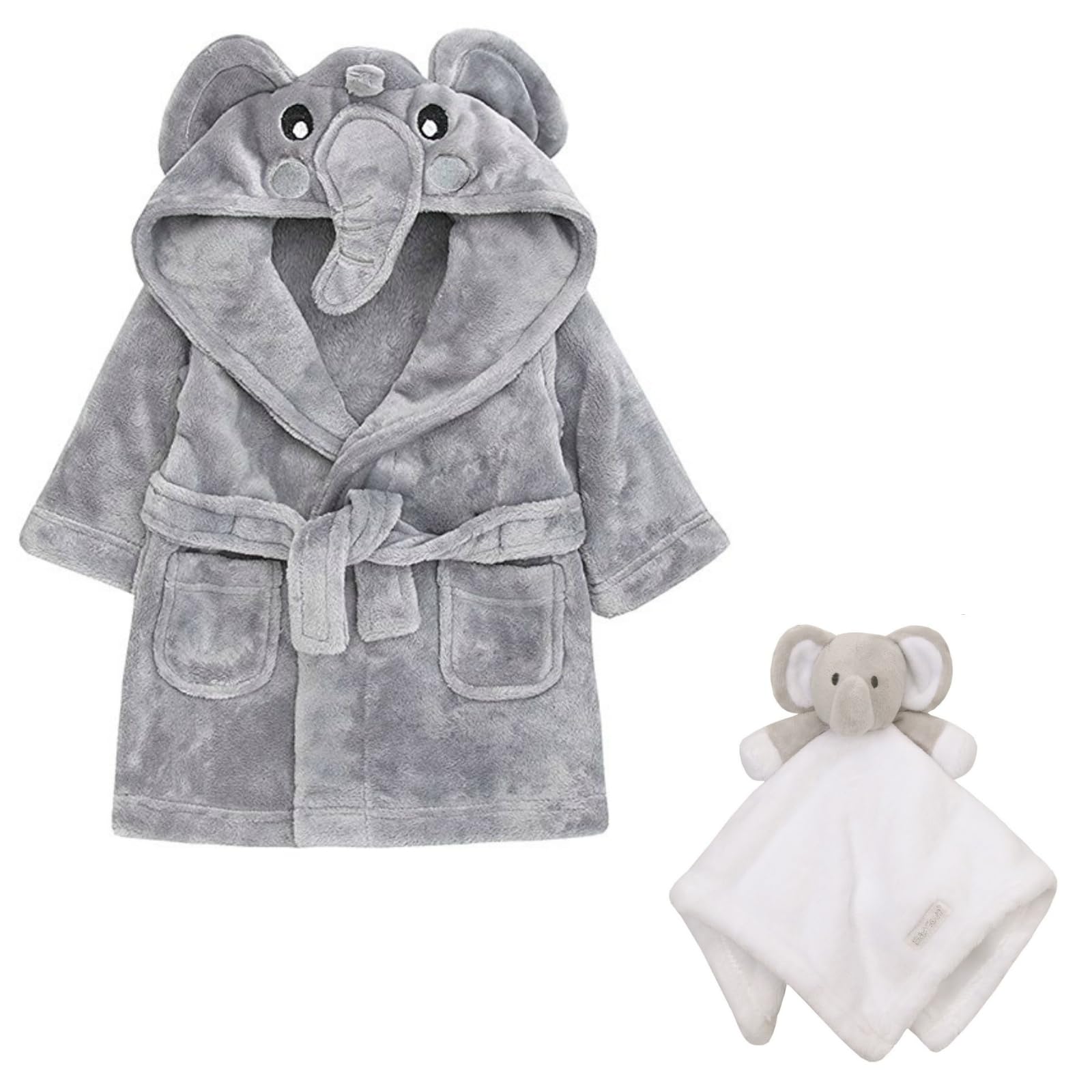 Soft Baby Dressing Gown & Comforter Set - Gender Neutral Newborn Clothes Gift for Boys & Girls | Perfect for Baby Showers, Gender Reveals & Nursery Essentials