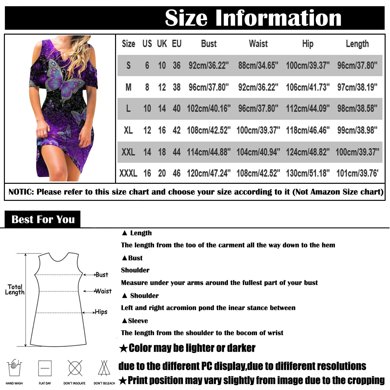 Elegant Butterfly Print Off Shoulder V Neck Short Sleeve Midi Dress for Women 2025 | Sexy Casual Plus Size Summer Dress for Party, Date Night & Vacation