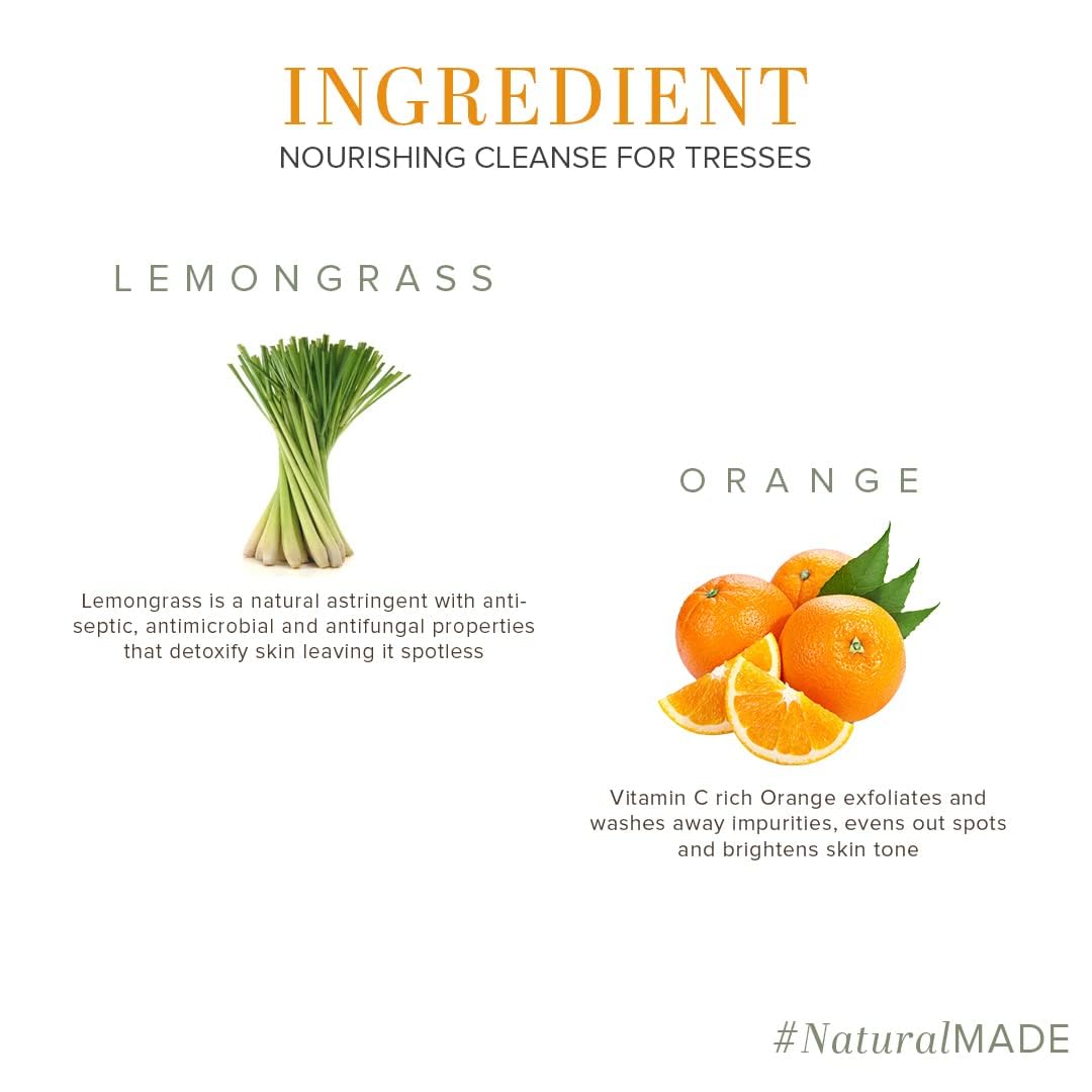 Khadi Natural Orange & Lemongrass Herbal Face Wash for Dry Skin - Organic, Paraben & SLS Free Cleanser (210ml) | Gentle Daily Cleansing for Healthy Glowing Skin | Perfect for Morning & Night Skincare Routine