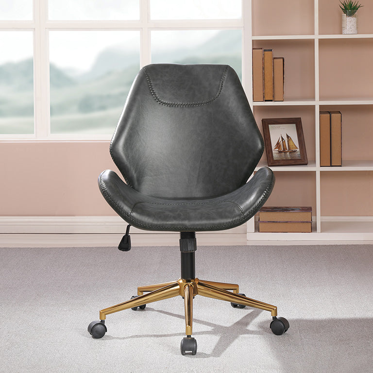 Office Star Reseda Ergonomic Office Chair with Adjustable Height & Lumbar Support - Perfect for Home Office, Gaming, and Workspace Comfort