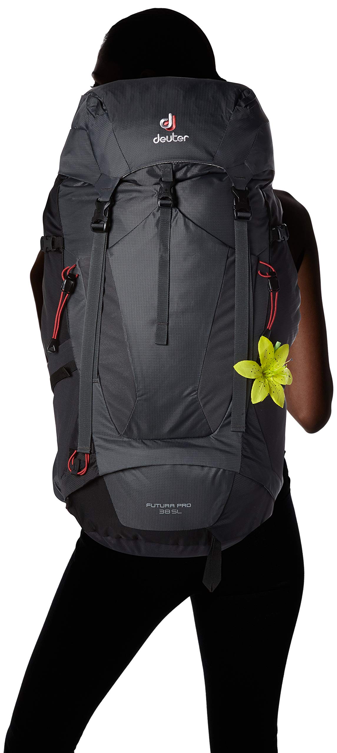 Deuter Futura PRO 38 SL Backpack - Lightweight Hiking Backpack for Women, 38L Capacity, Adjustable Shoulder Straps - Perfect for Day Hikes, Camping & Outdoor Adventures