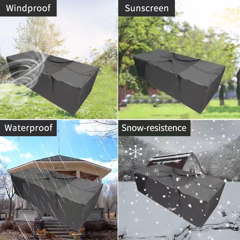 2 Pack Waterproof Outdoor Cushion Storage Bags 48