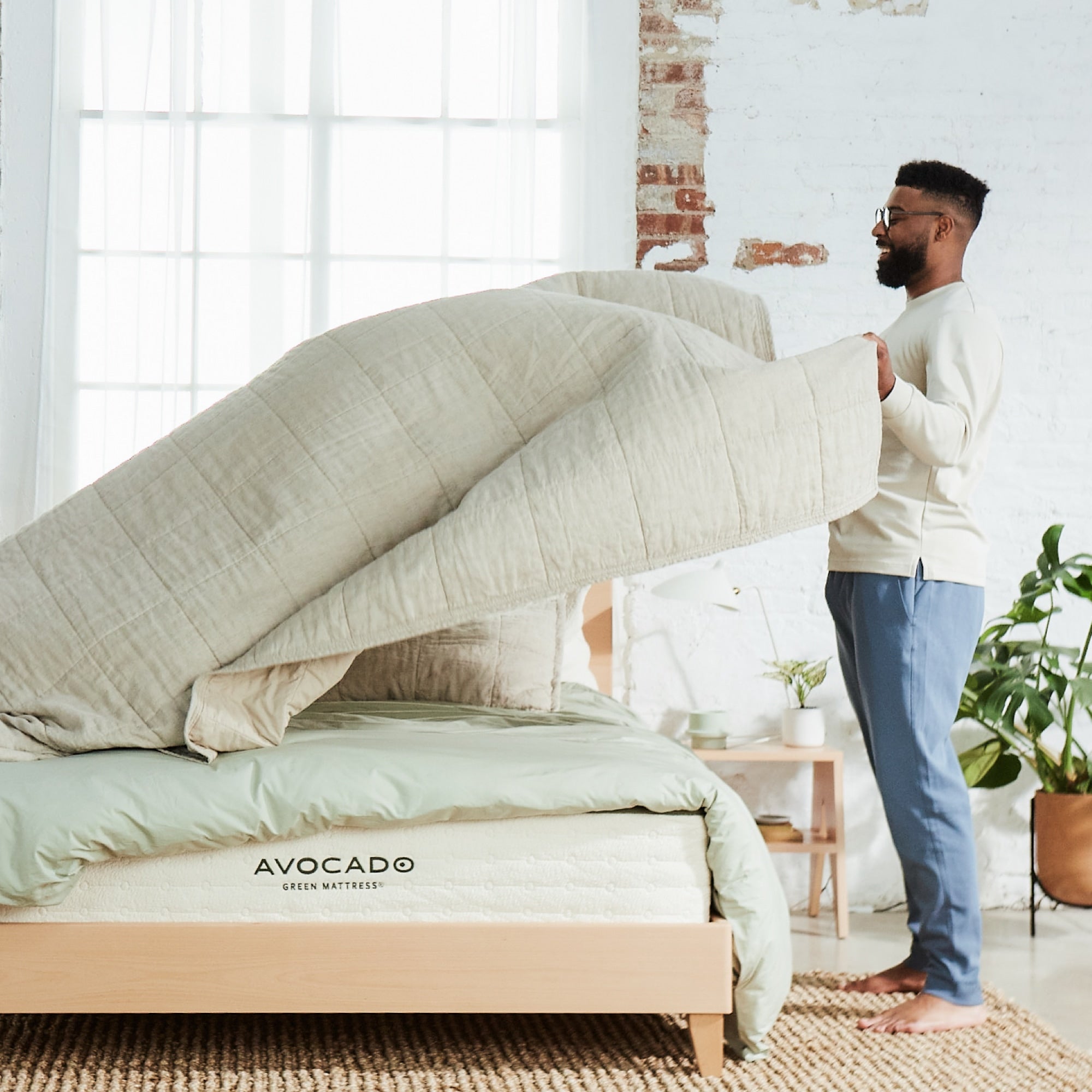 Premium Natural Linen Quilt - Breathable & Soft Bedding Set for All Seasons | Perfect for Master Bedroom, Guest Room & Cozy Home Decor