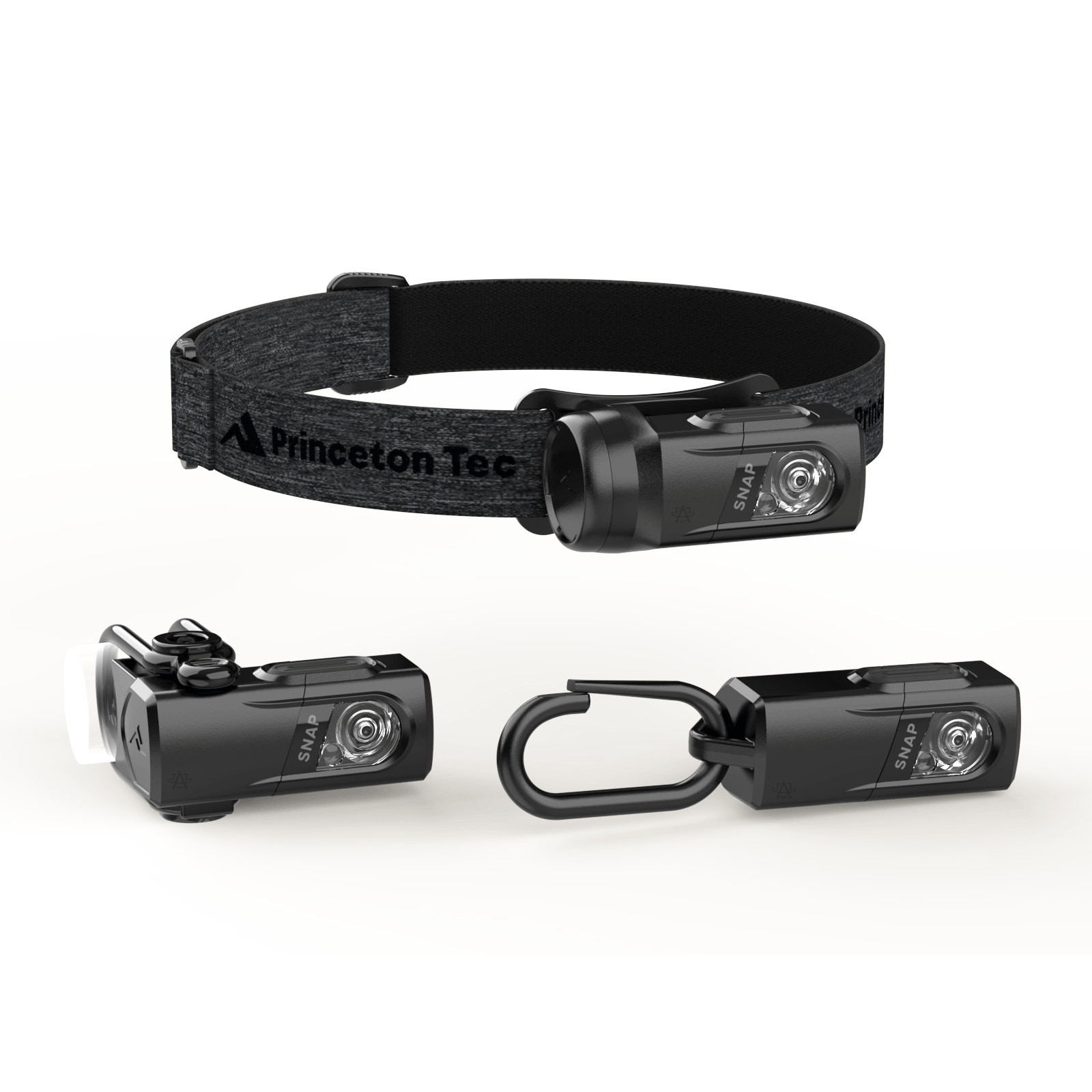 Princeton Tec Snap 450 RW Rechargeable Headlamp - 450 Lumens LED Light, 100 Hours Runtime - Perfect for Camping, Hiking & Outdoor Adventures