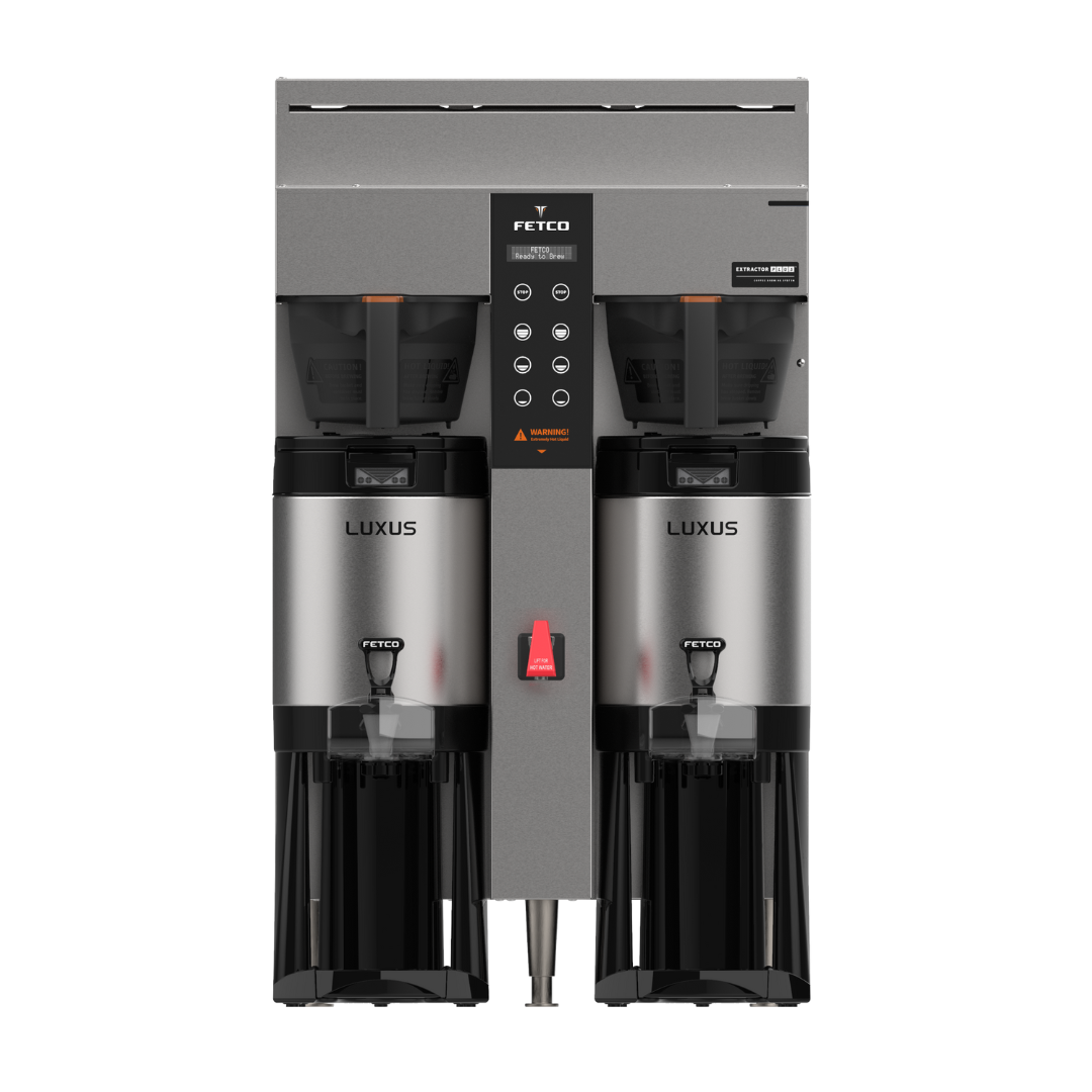 FETCO CBS 1242 Plus Series Commercial Twin Coffee Brewer - High Capacity Coffee Machine for Offices, Restaurants & Cafes - Perfect for High Volume Brewing Needs