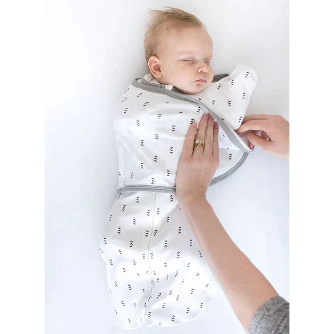 Omni Swaddle Sack Gray - Soft Baby Swaddle Wrap with Cute Animal Face (BGB 0016) for Newborns & Infants - Perfect for Sleeping, Swaddling & Soothing