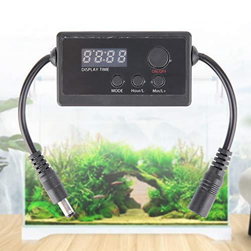 Smart LED Aquarium Light Dimmer Controller - Adjustable Fish Tank Lighting with Timer for Freshwater & Saltwater Tanks | Perfect for Coral Growth & Night Viewing