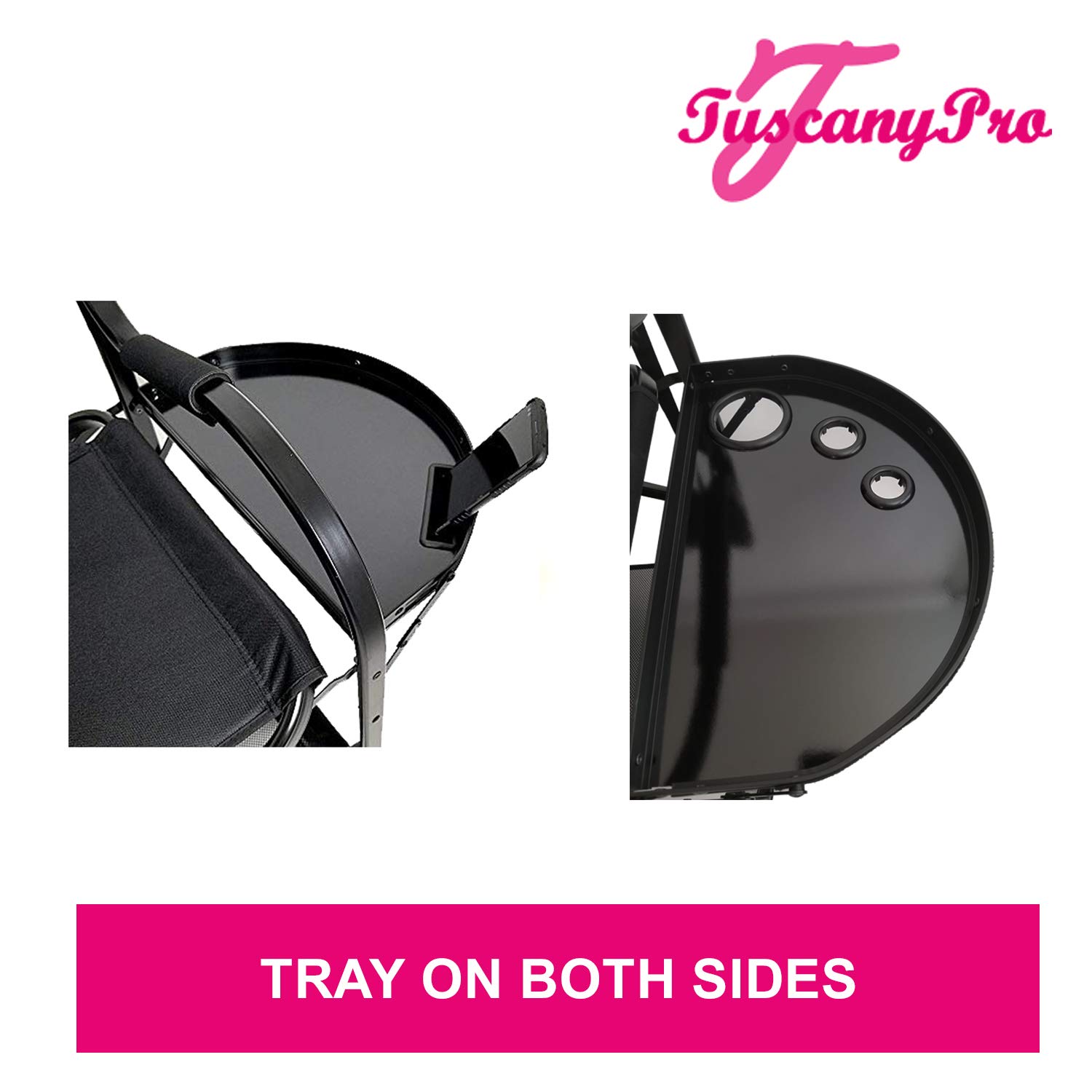 Portable Makeup Stylist Chair with Logo - 25