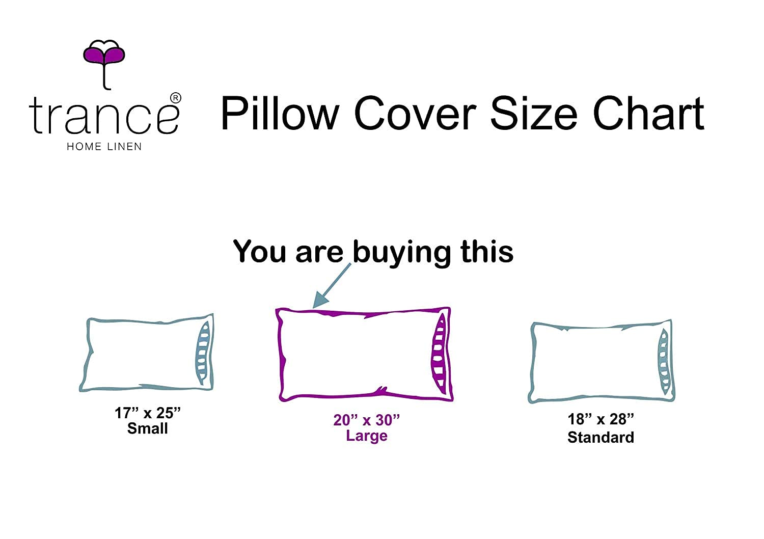 Premium 400 Thread Count 100% Cotton Pillow Covers Set of 2 - Solid Ivory 20x30 Inch - Soft Breathable Bedding for Home & Hotel Use - Perfect for Master Bedroom, Guest Room & Airbnb Stays