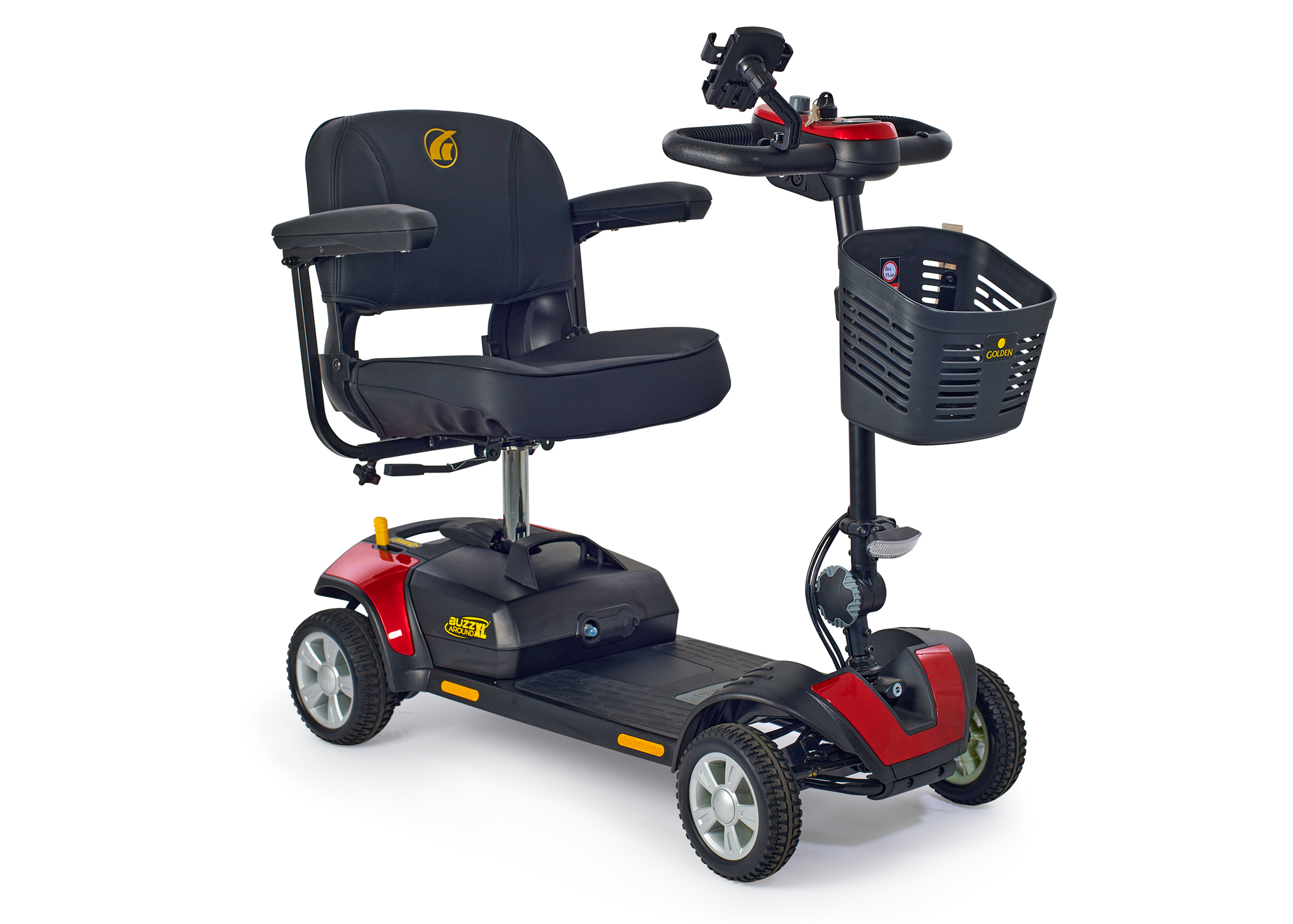 Golden Technologies BuzzAround XL Portable Mobility Scooter - Lightweight & Foldable for Seniors & Adults - Perfect for Shopping, Travel & Outdoor Adventures